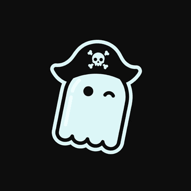 GhostShip — pirate ghost mascot